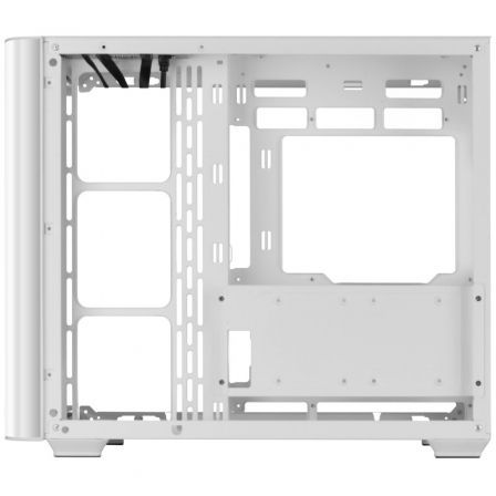 Mars Gaming MCFUSION Semitorre Blanca con Cristal Curvado